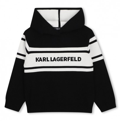 Hanorac copii Karl Lagerfeld pentru baiat cu inscriptie